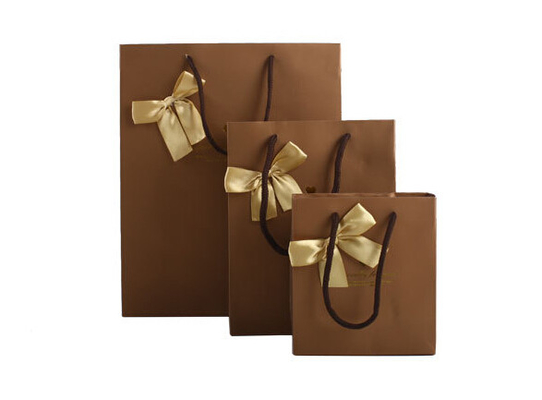 Promotional Paper Gift Bags / Paper Party Bags with Handles for Chocolate Packaging